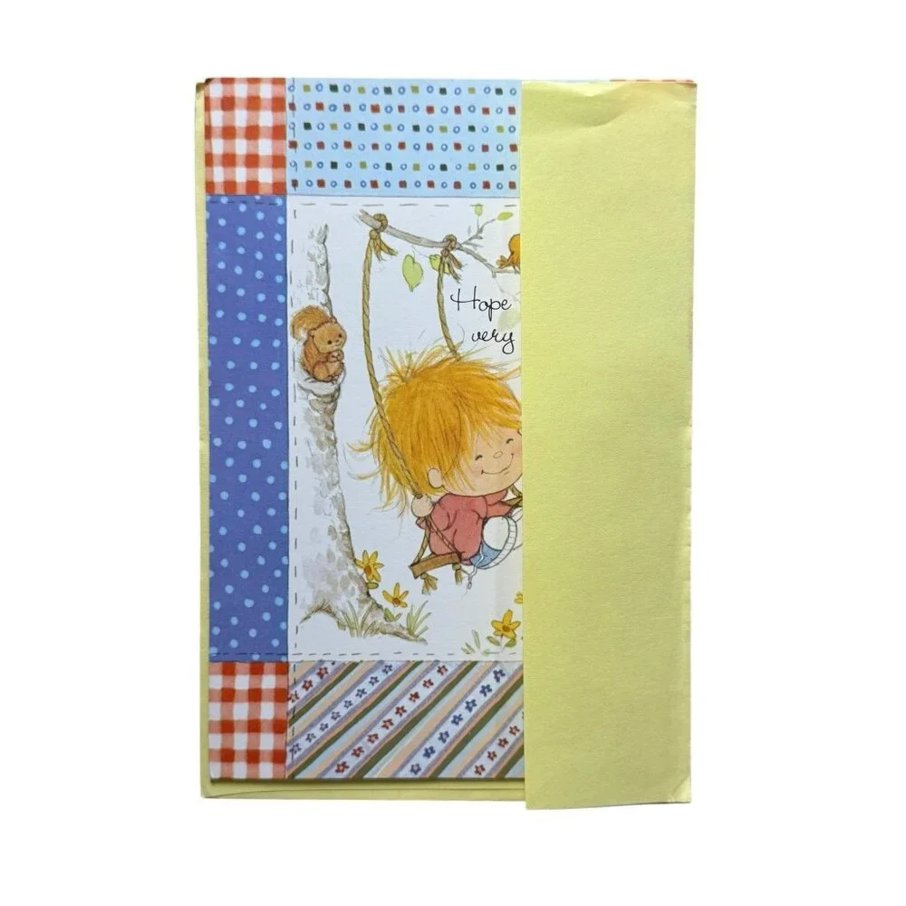 Drawing Board Vintage Card Hope Get Well Soon‎ Susanna Leigh USA Made